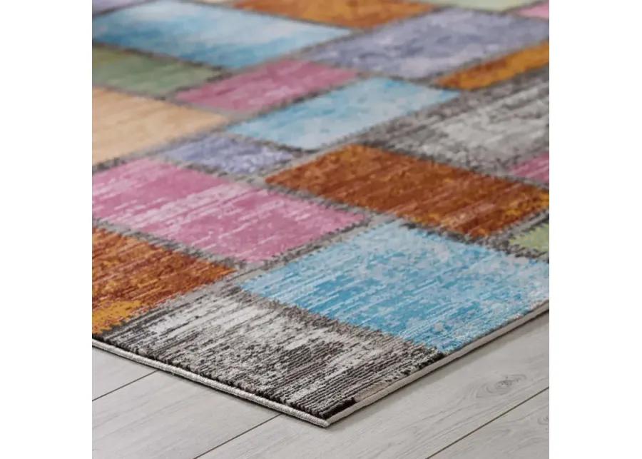 Success Nyssa Abstract Geometric Mosaic 5x8 Area Rug