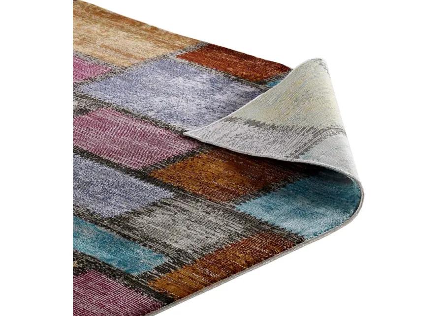 Success Nyssa Abstract Geometric Mosaic 5x8 Area Rug