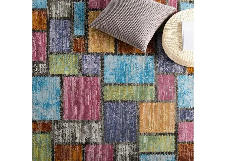 Success Nyssa Abstract Geometric Mosaic 5x8 Area Rug