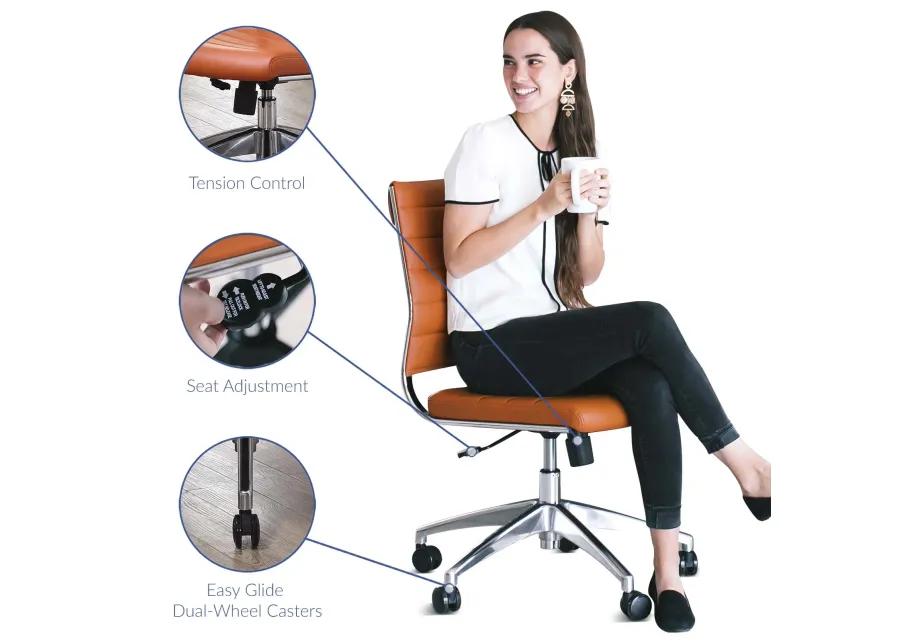 Jive Armless Mid Back Office Chair