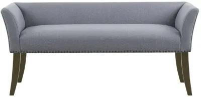 Madison Park Welburn Slate Blue Accent Bench