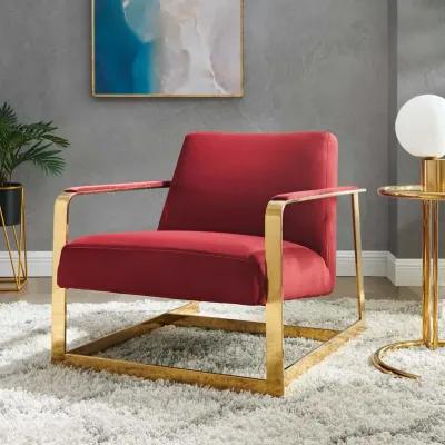 Seg Performance Velvet Accent Chair