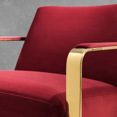 Seg Performance Velvet Accent Chair