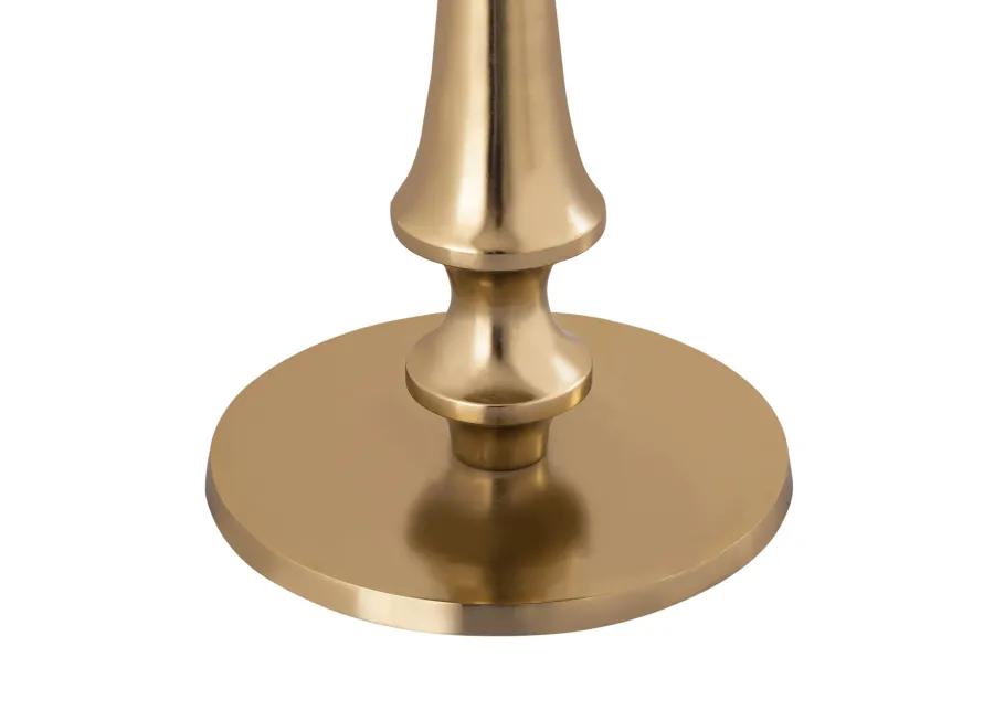 Gold Goathide Side Table