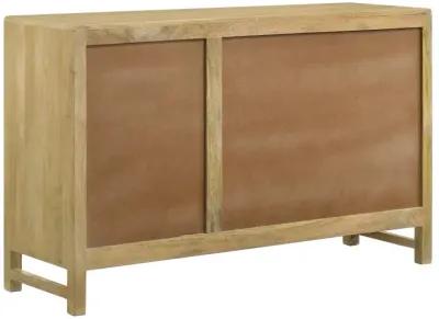 Abbey Rectangular 3-Door Accent Cabinet