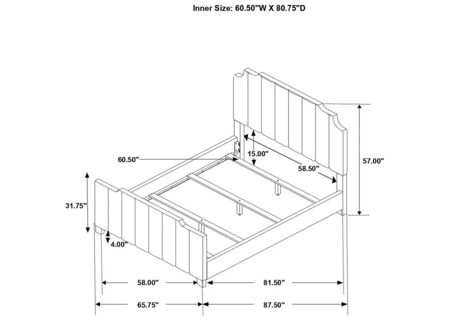 Fiona Upholstered Panel Bed