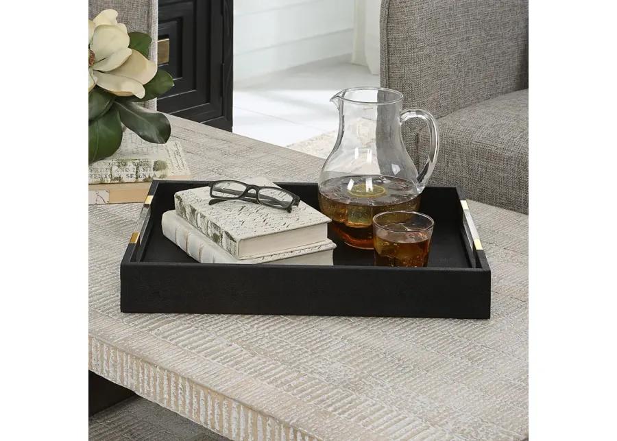 Wessex Black Shagreen Tray