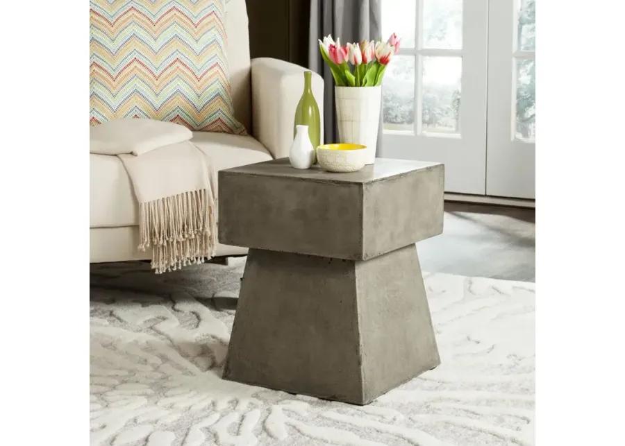 Zen Indoor/Outdoor Mushroom Modern Accent Table