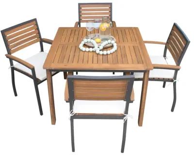 Panama Jack Boca Grande 5-Piece Square Dining Set