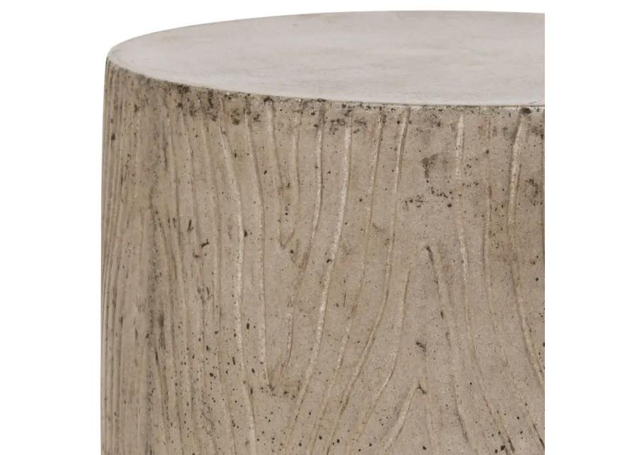 Trunk Indoor/Outdoor Modern Concrete Accent Table