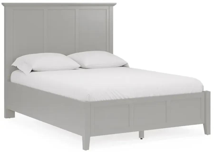 Grace King-size Three Panel Bed in Elephant Grey