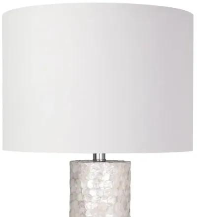 Scalloped Capiz Table Lamp