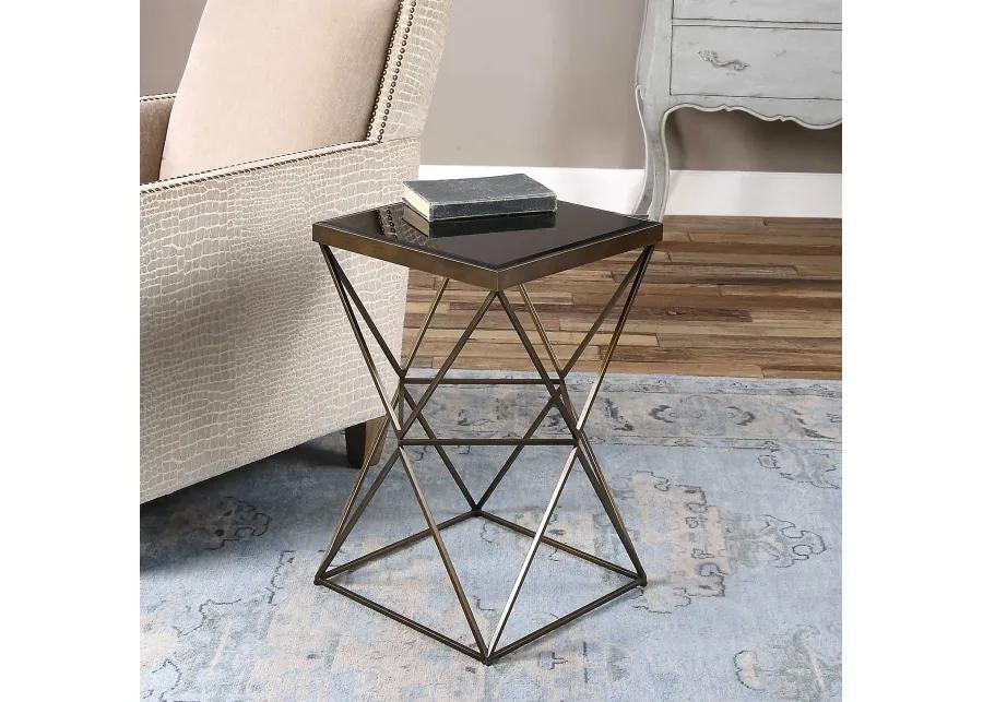 Uberto Caged Frame Accent Table