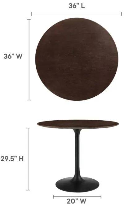 Lippa 36" Round Wood Dining Table