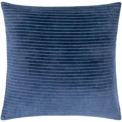 Cotton Velvet Stripes CV-084 18"L x 18"W Accent Pillow