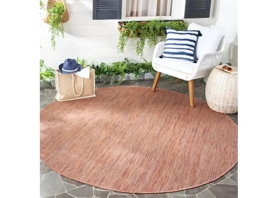 BEACH HOUSE Collection BHS218P-7R Rust 6'-7" X 6'-7" Round