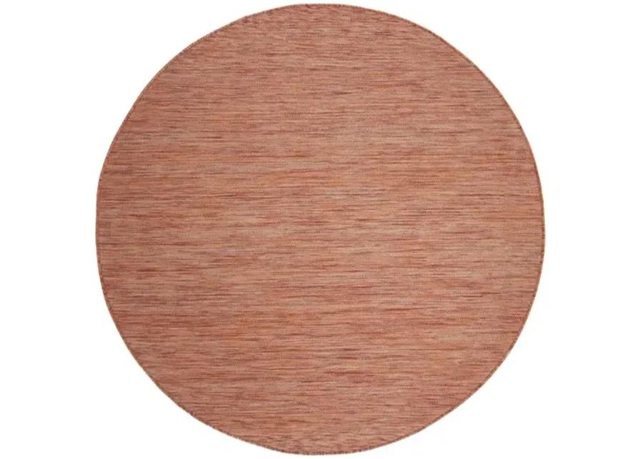 BEACH HOUSE Collection BHS218P-7R Rust 6'-7" X 6'-7" Round