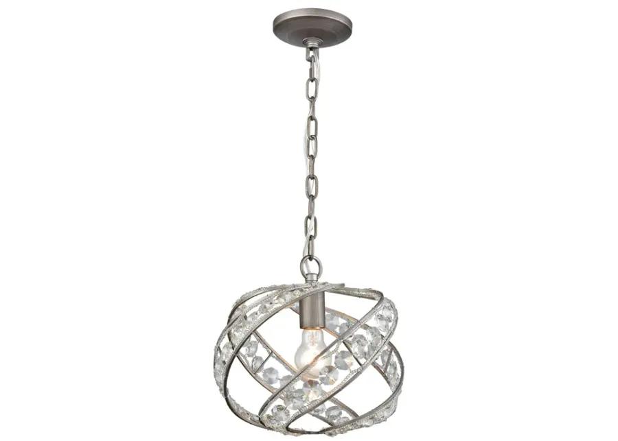 Renaissance 11" Wide 1-Light Mini Pendant - Weathered Zinc