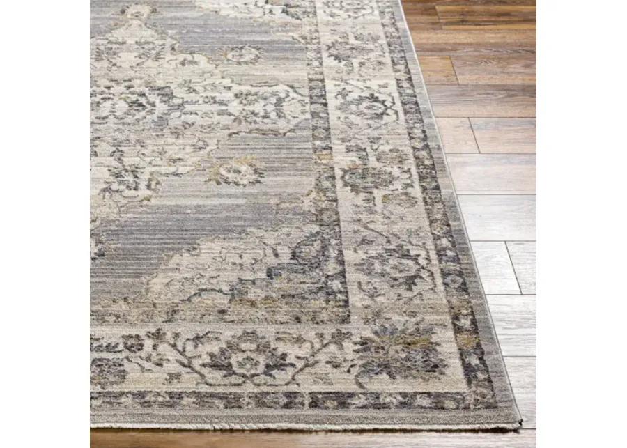 Aida AAD-2301 2' x 2'11" Machine Woven Rug