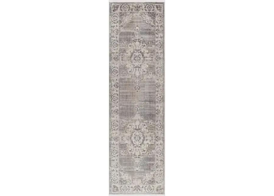 Aida AAD-2301 2' x 2'11" Machine Woven Rug