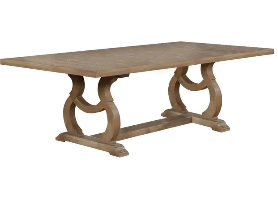 Brockway Rectangular Trestle Dining Set