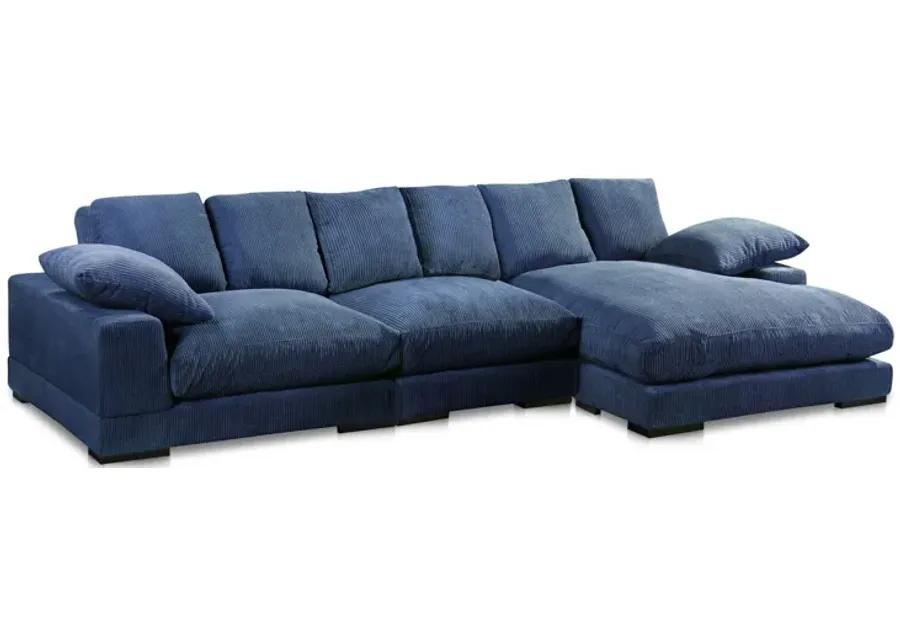 Plunge Large Sectional Navy