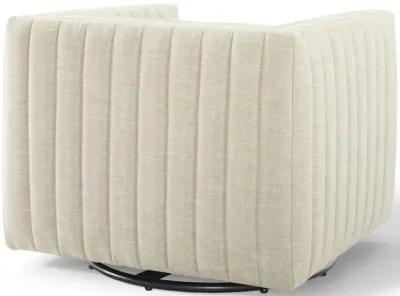 Conjure Tufted Swivel Upholstered Armchair