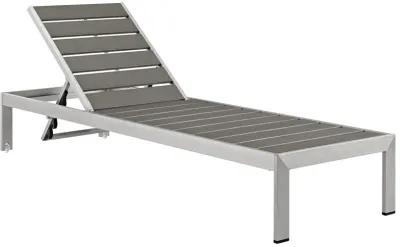 Shore Chaise Outdoor Patio Aluminum Set of 4