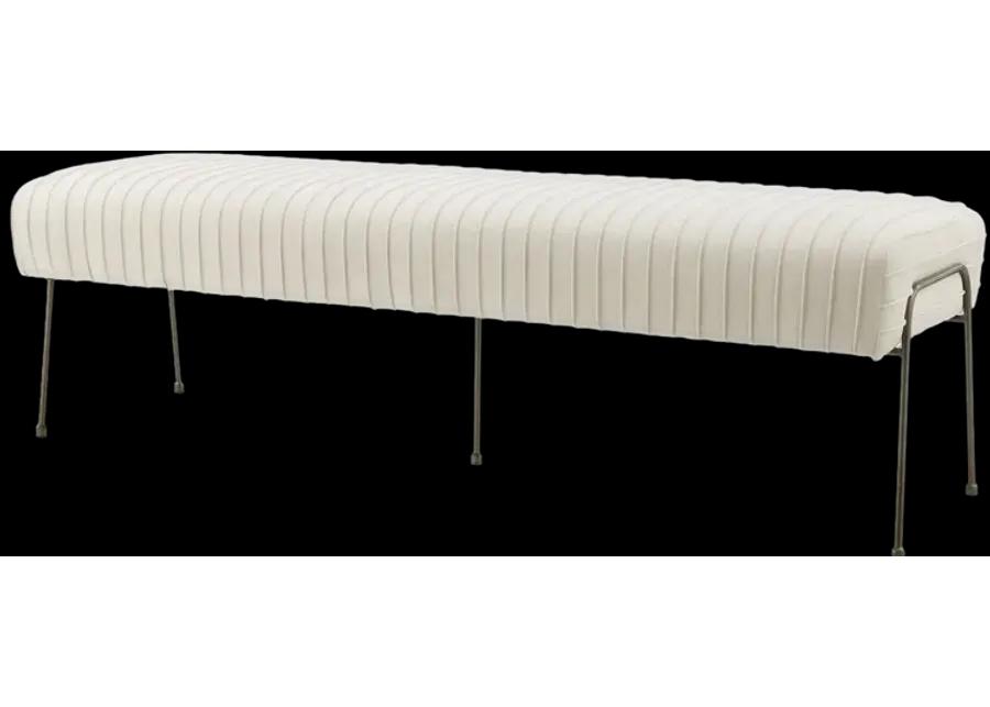 Merritt Pleated Bench