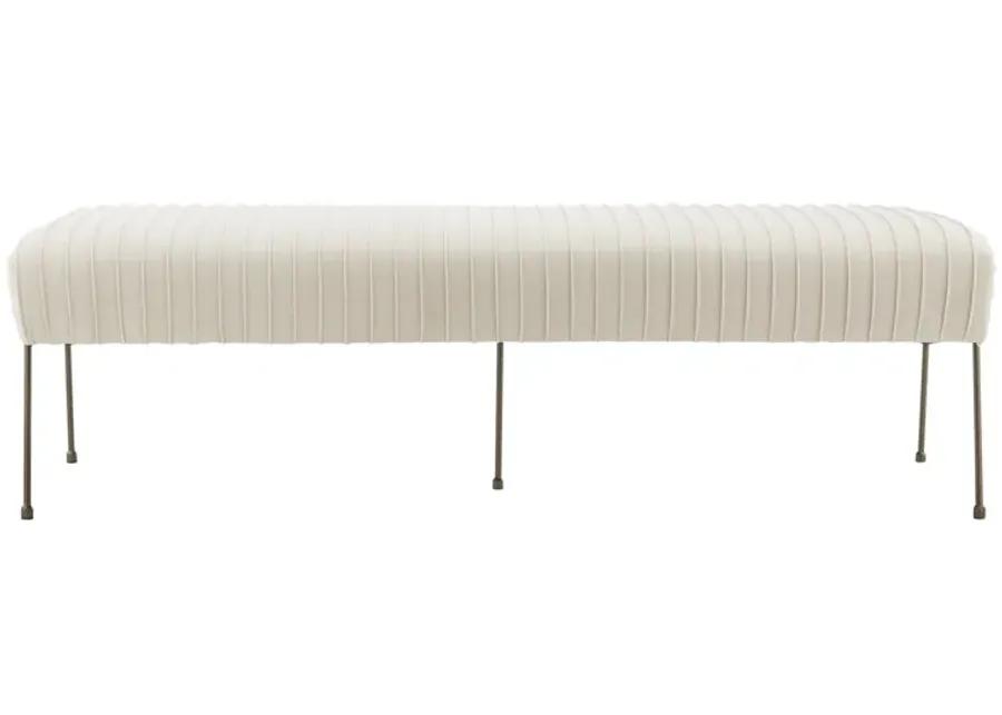 Merritt Pleated Bench