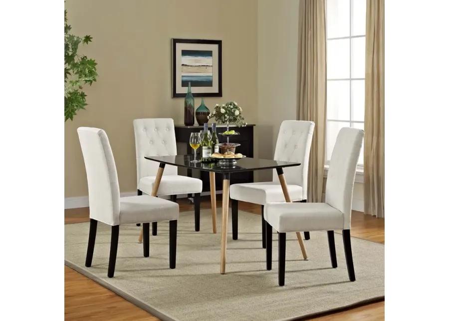 Confer Dining Side Chair Fabric Set of 4