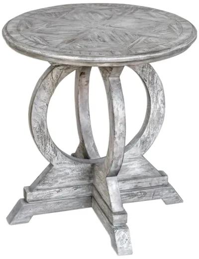 Maiva White Side Table