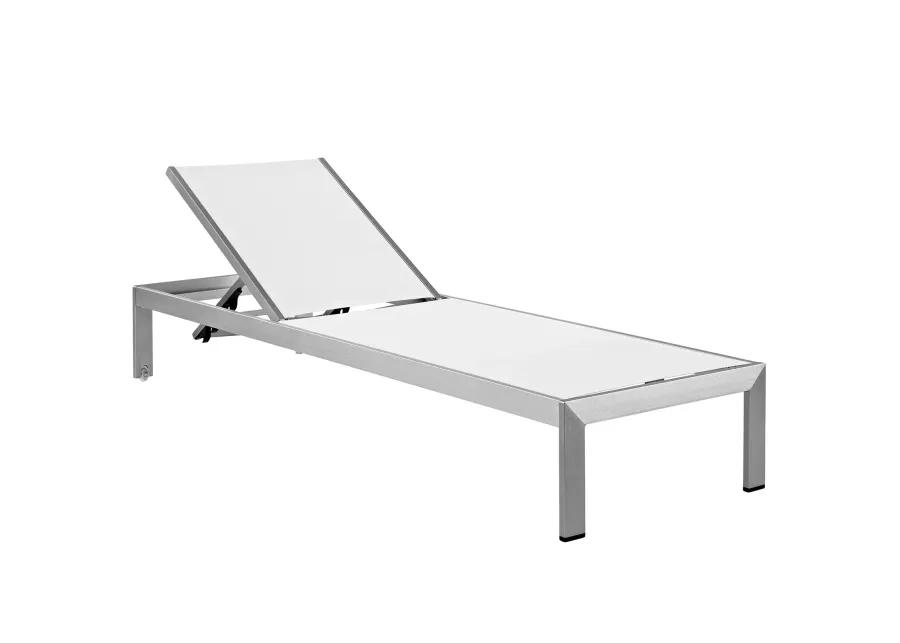 Shore Chaise Outdoor Patio Aluminum Set of 4