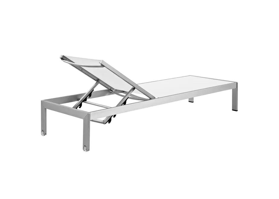 Shore Chaise Outdoor Patio Aluminum Set of 4