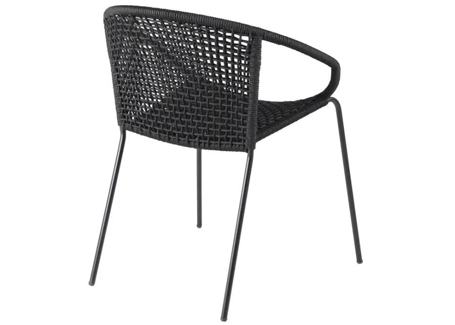 Snack Indoor Outdoor Stackable Steel Dining Chair 