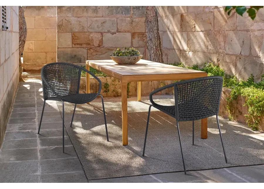 Snack Indoor Outdoor Stackable Steel Dining Chair 