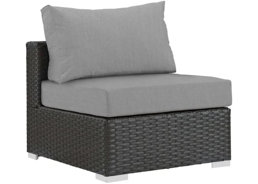 Sojourn 5 Piece Outdoor Patio Sunbrella® Sectional Set