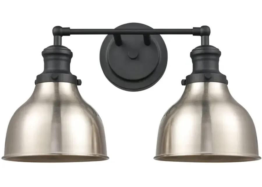 Haralson 17" Wide 2-Light Vanity Light - Charcoal