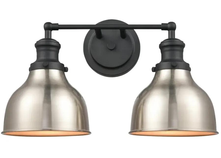 Haralson 17" Wide 2-Light Vanity Light - Charcoal