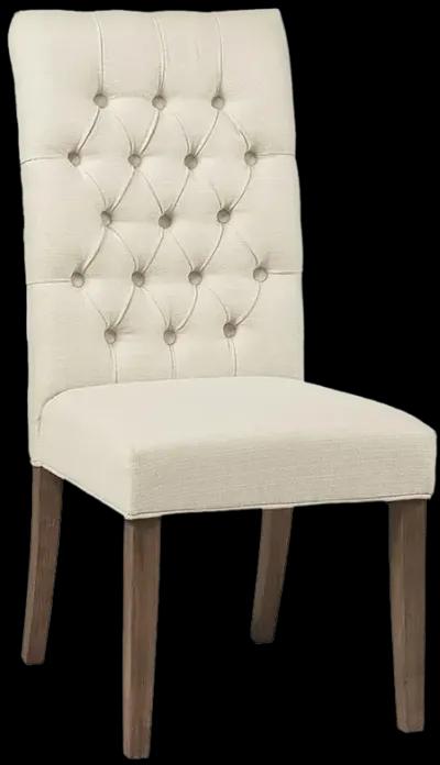 Cornelscourt Tufted Back Dining Chairs Vineyard Oak (Set of 2)