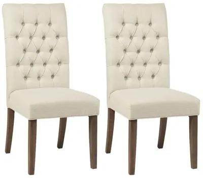 Cornelscourt Tufted Back Dining Chairs Vineyard Oak (Set of 2)