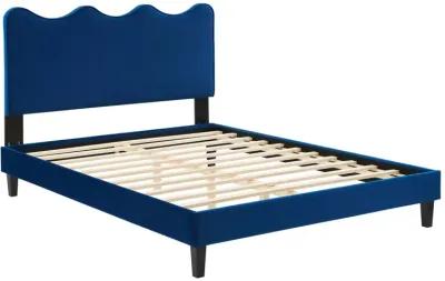 Current Performance Velvet Twin Platform Bed