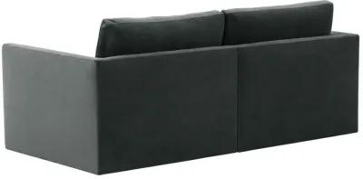 Willow Charcoal Modular Loveseat