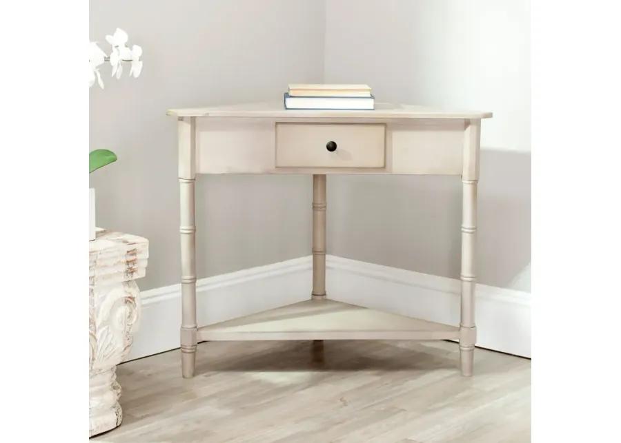 GOMEZ CORNER TABLE WITH STORAGE DRAWER