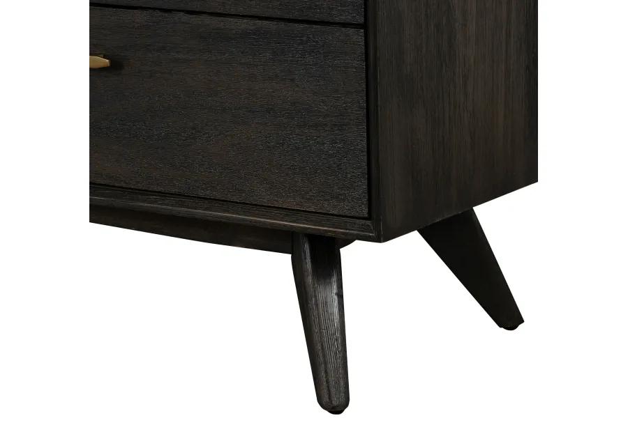 Baly Acacia Mid-Century 6 Drawer Dresser