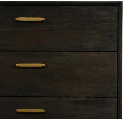 Baly Acacia Mid-Century 6 Drawer Dresser