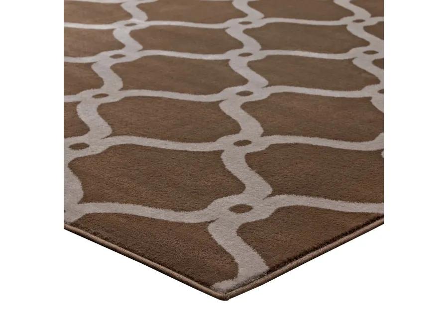 Beltara Chain Link Transitional Trellis 8x10 Area Rug