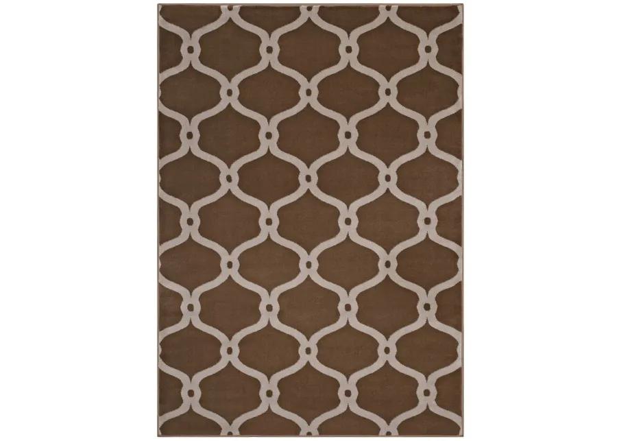 Beltara Chain Link Transitional Trellis 8x10 Area Rug