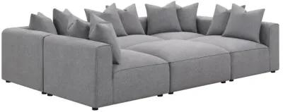 Jennifer 6-Piece Tight Seat Modular Sectional 