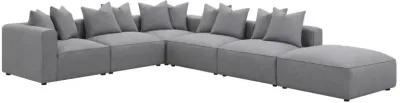 Jennifer 6-Piece Tight Seat Modular Sectional 